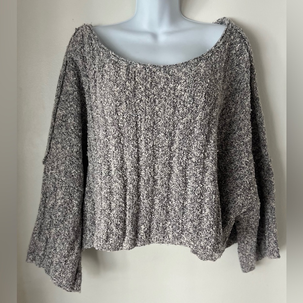 FP Good Day Pullover Oversized Cropped Sweater M - Picture 3 of 5